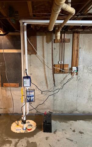 Waterproofing Flooded Basement in Verona Island, Maine - After Photo