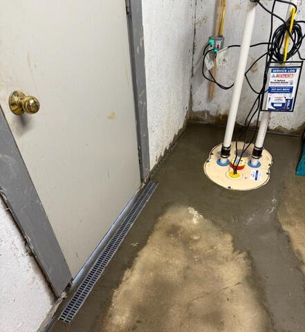 Waterproofing Wet Basement in Portsmouth, NH - After Photo