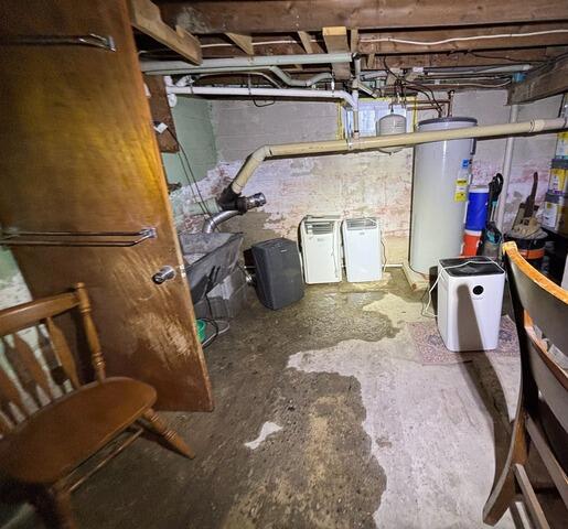 New Concrete Basement Floor in Hallowell, Maine - Before Photo
