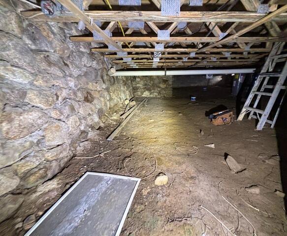 Crawl Space Encapsulation in Windham, Maine - Before Photo