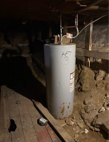 Foundation Wall Repair to 1850's Home in Augusta, Maine - Before Photo