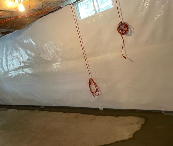 Leaky Basement Wall Repair in Bridgton, Maine - After Photo