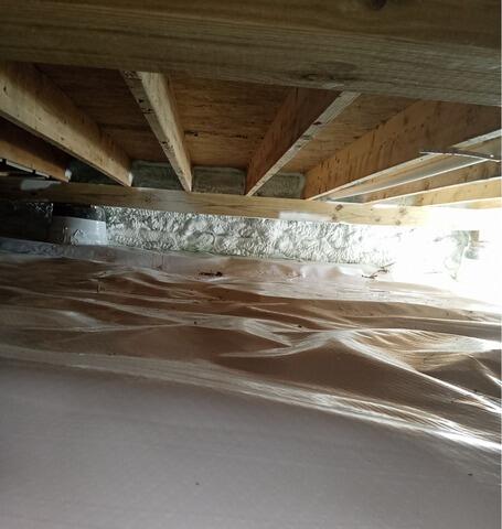 Preventing Mold in Belfast, Maine Crawl Space - After Photo