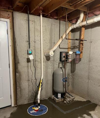 Sump Pump Installation in West Newfield, Maine - After Photo