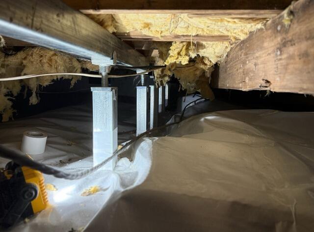 Supporting Sagging Floors in New Gloucester, Maine - After Photo
