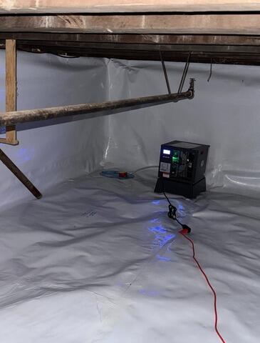 Crawl Space Encapsulation in South Portland, Maine - After Photo