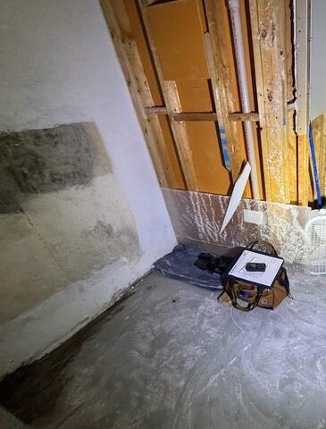 Sump Pump Installation in Falmouth, Maine - Before Photo
