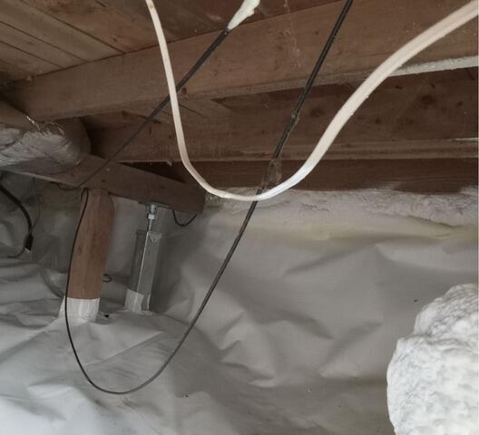 Musty Crawl Space Repair in Alton Bay, NH - After Photo