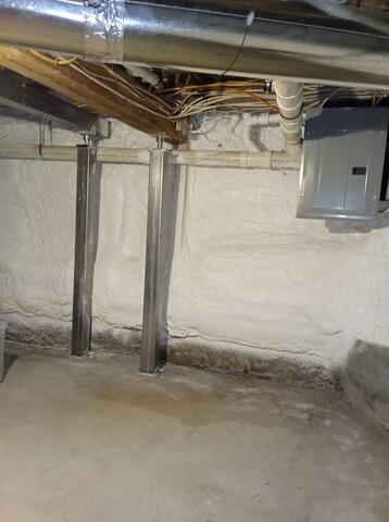 Supporting Sinking Floors in Belfast, Maine - After Photo