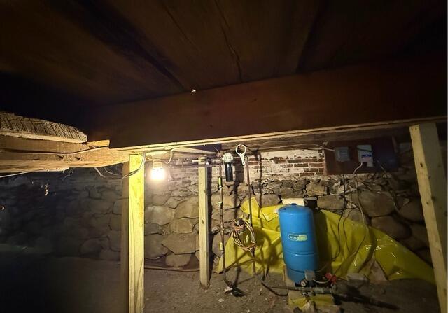 Supporting Sagging First Floor in Kennebunk, Maine - Before Photo