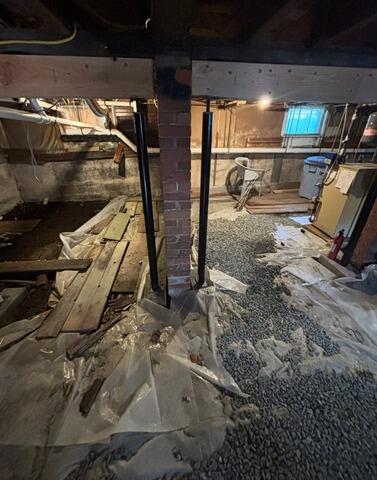 Waterproofing Bar Harbor, Maine Crawl Space - Before Photo