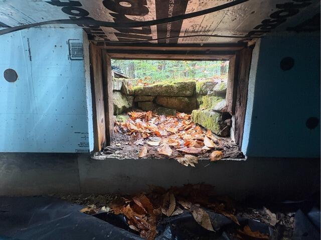 Preventing Mold in Musty Bridgton, Maine Crawl Space - Before Photo