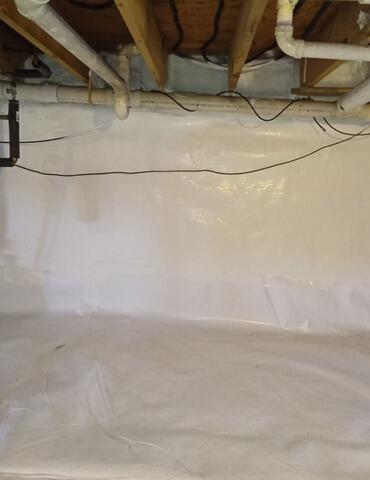 Crawl Space Encapsulation in Center Ossipee, NH - After Photo