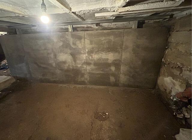 Cinder Block Foundation Wall Repair in Eastport, Maine - After Photo