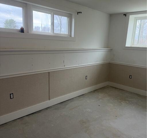 Basement Waterproofing Wall Repair in Poland, Maine - After Photo