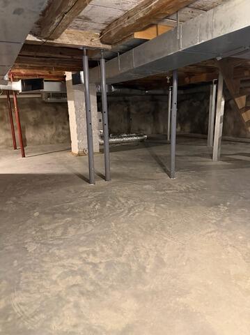 New Concrete Floor in Newcastle, Maine - After Photo