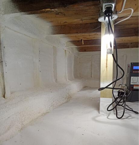 Preventing Mold Return in Lewiston, Maine Crawl Space - After Photo