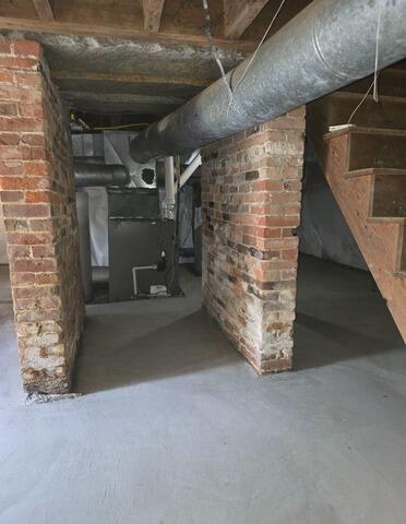 New Concrete Floor in West Gardiner, Maine Basement