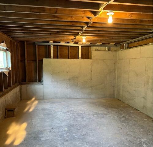 Foundation Wall Repair in Winthrop, Maine - After Photo