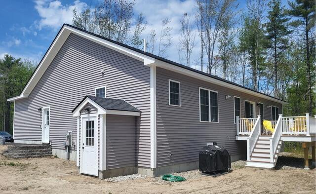 Gutter Shutter Installation in Arundel, Maine - Before Photo