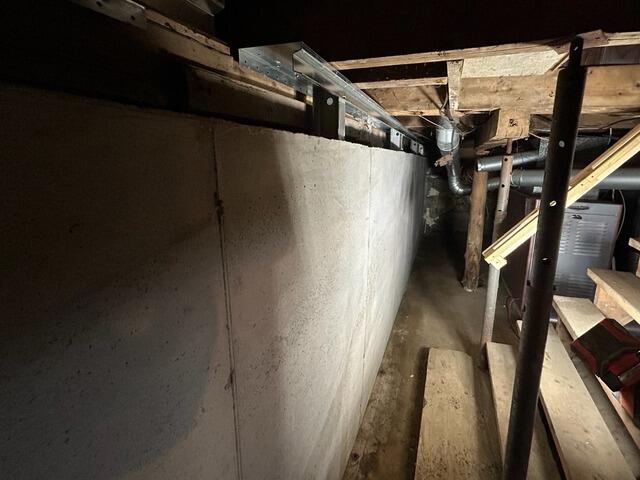 Foundation Wall Repair in Vassalboro, Maine - After Photo