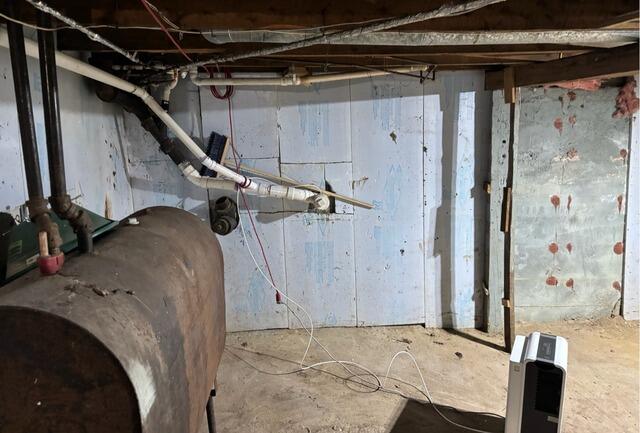 Basement Insulation Project in Hanover, Maine