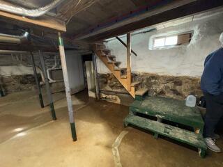 Basement Moisture Elimination with CleanSpace Drainage Matting in Waldoboro, ME