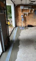 Garage Water Issue Solved with TrenchDrain
