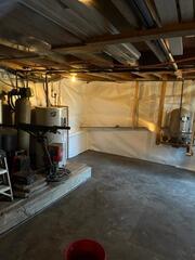 Bare Basement Walls in Barrington