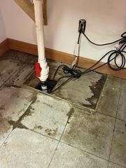 Basement Sump System Replacement in Yarmouth, ME