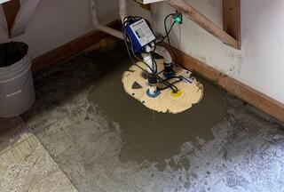 Basement Sump System Replacement in Yarmouth, ME