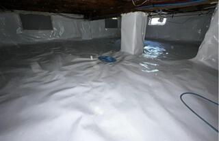 Dingy & Damp Crawlspace is Fixed with CleanSpace in York, ME