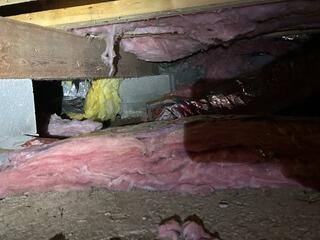Mapleton, ME Crawl Space Gets Refresh