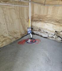 Monmouth, ME Basement Gets New Slab & Sump