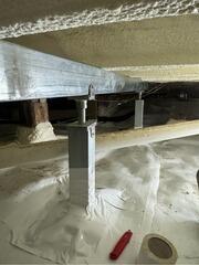 Failing Crawl Space Needs SmartJacks in Jefferson, ME