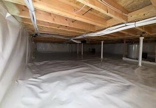 Damp Crawl Space Encapsulation in Old Orchard Beach, Maine