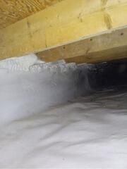 Crawl Space Encapsulation with Vapor Barrier in York, Maine