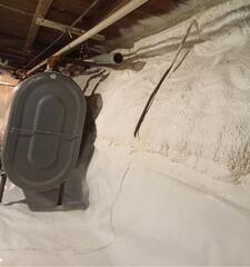 Waterproofing Church Crawl Space in Searsport, Maine