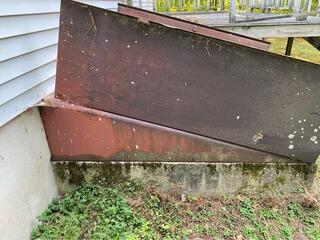 New Bulkhead Door Installation in Buxton, Maine