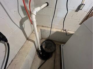 Waterproofing Wet Basement in Buxton, Maine