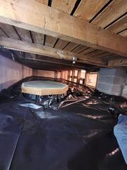 Smelly, Humid Crawl Space Repair in Greenland, NH