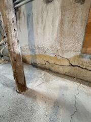 Cracked & Bulging Wall Repair in Belfast, Maine