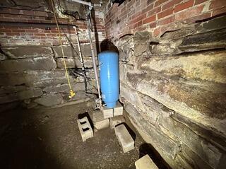 Basement Waterproofing Project in New Sharon, Maine