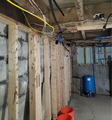 Bowing Basement Wall Repair in Swanville, Maine