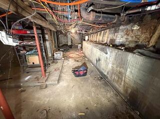 New Supports to Replace Lally Columns in Mechanic Falls, Maine