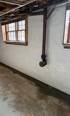 Leaking Basement Wall Repair in Cumberland Center, Maine