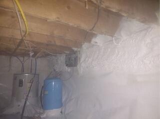 Encapsulating a Damp Crawl Space in Madison, NH