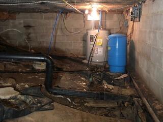 Encapsulating a Damp Crawl Space in Madison, NH