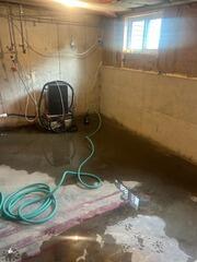 Basement Waterproofing Project in Pittsfield, Maine