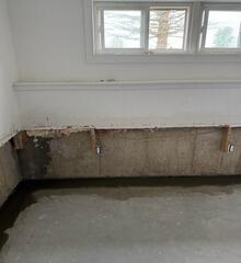 Basement Waterproofing Wall Repair in Poland, Maine